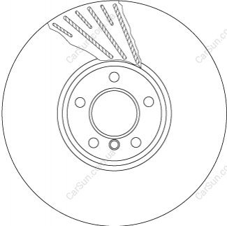 Гальмівний диск TRW DF6623S
