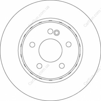 TARCZA HAM. TRW DF6646S (фото 1)