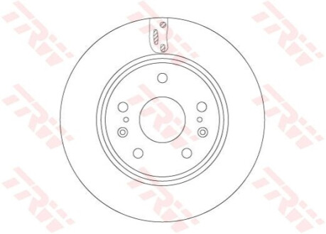 ПЕРЕДНИЙ ГАЛЬМУВАЛЬНИЙ ДИСК 279X22 V TRW DF6703