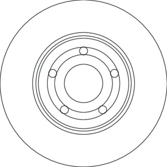 ГАЛЬМІВНИЙ ДИСК. FORD P. PUMA 1.0-1.5 19- TRW DF6708