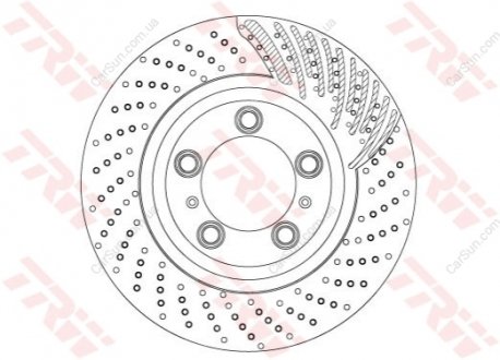 TARCZA HAM. TRW DF6721S (фото 1)