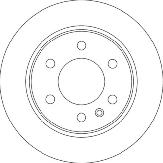 TARCZA HAM. SUBARU P. LEGACY/LEVORG 1,6-2,5 15- TRW DF6723S