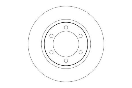 TARCZA HAM./PRZ/ TOYOTA HILLUX 05- TRW DF6726S