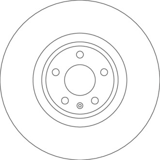 ГАЛЬМІВНИЙ ДИСК. AUDI P. A4/A5/Q5/Q7 1.4-4.0 QUATTRO 15- TRW DF6729S