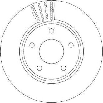 ГАЛЬМІВНИЙ ДИСК. NISSAN P.LEAF/NV200 ЕЛЕКТРИЧНИЙ 10- TRW DF6754