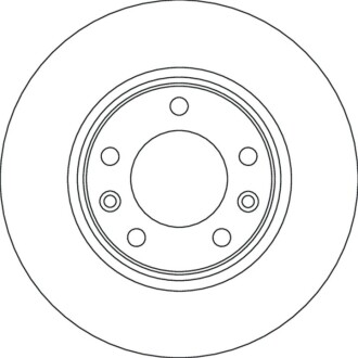 ГАЛЬМІВНИЙ ДИСК. OPEL T. ASTRA/COMBO/GRANDLAND 1.2-1.6 17- TRW DF6780