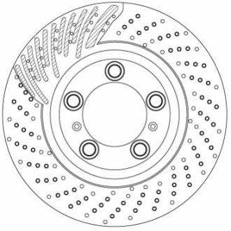 TARCZA HAM. TRW DF6821S (фото 1)