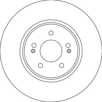 ГАЛЬМІВНИЙ ДИСК. KIA P. SPORTAGE 1.6-2.0 21- TRW DF6829S