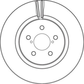 ГАЛЬМІВНИЙ ДИСК. SUBARU P. IMPREZA/XV 1.6-2.0 16- TRW DF6851