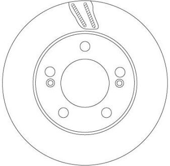 ПЕРЕДНИЙ ГАЛЬМУВАЛЬНИЙ ДИСК 294X26 V TRW DF6878S