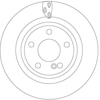 Диск гальмівний TRW DF6887