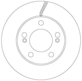 ПЕРЕДНИЙ ГАЛЬМУВАЛЬНИЙ ДИСК 294X28 V TRW DF6888