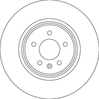 ГАЛЬМІВНИЙ ДИСК. OPEL P. INSIGNIA 2.0 17- TRW DF6917S