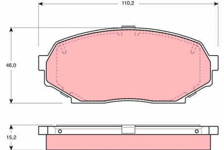 Автозапчасть TRW GDB1028