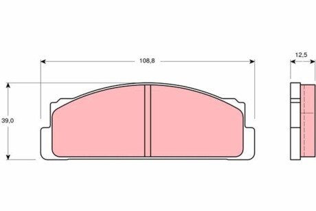 Автозапчасть TRW GDB105