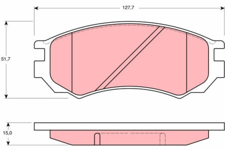 Автозапчасть TRW GDB1141