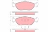 Гальмівні колодки, дискове гальмо (набір) TRW GDB1246 (фото 1)
