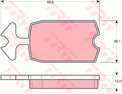 Автозапчасть TRW GDB127