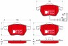 Комплект гальмівних колодок, дискове гальмо TRW GDB1403DTE (фото 1)