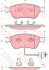 Гальмівні колодки, дискове гальмо (набір) TRW GDB1598 (фото 1)