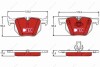 Комплект гальмівних колодок, дискове гальмо TRW GDB1727DTE (фото 1)