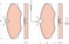 Гальмівні колодки, дискове гальмо (набір) TRW GDB1760 (фото 1)