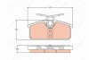 Комплект гальмівних колодок, дискове гальмо TRW GDB2165 (фото 1)