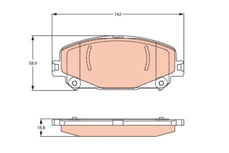 Автозапчасть TRW GDB2268