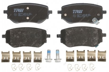 Комплект гальмівних колодок, дискове гальмо TRW GDB2270