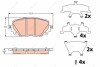 Комплект гальмівних колодок, дискове гальмо TRW GDB2285 (фото 1)