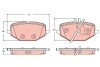 KLOCKI HAM. DB T. C167/W463 3,0-4,0 4-MATIC 18- TRW GDB2372 (фото 1)