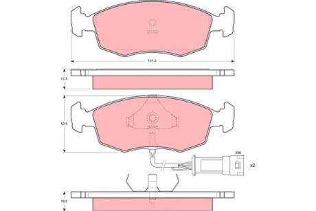 Автозапчасть TRW GDB301