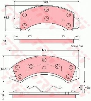 Автозапчастина TRW GDB4013