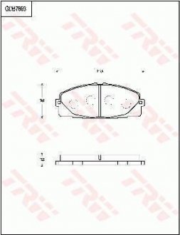 Колодки TRW GDB7693