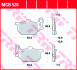Комплект тормозных колодок, дисковый тормоз TRW MCB520 (фото 3)