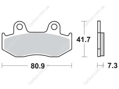 Тормозные колодки TRW MCB534