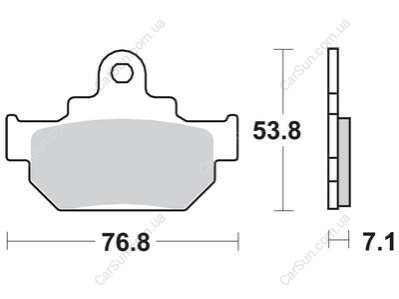 Тормозные колодки TRW MCB550