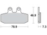 Тормозные колодки TRW MCB557 (фото 1)