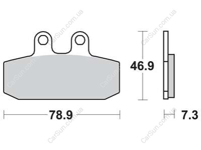 Тормозные колодки TRW MCB557