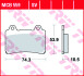 Тормозные колодки TRW MCB559 (фото 3)