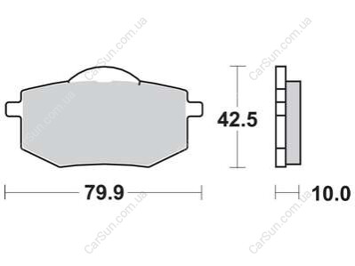 Тормозные колодки TRW MCB587