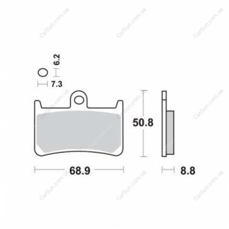 Тормозные колодки TRW MCB611