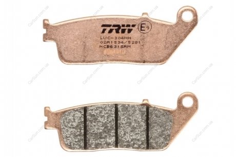Комплект тормозных колодок, дисковый тормоз TRW MCB631SRM