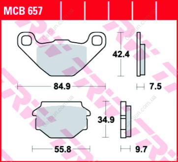 Автозапчасть TRW MCB657