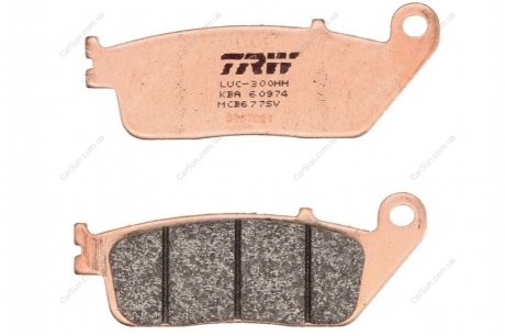 Комплект тормозных колодок, дисковый тормоз TRW MCB677SV