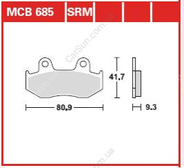 Автозапчасть TRW MCB685SRM