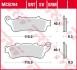 Комплект гальмівних колодок, дискове гальмо TRW MCB704SRT (фото 1)