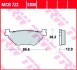 Тормозные колодки скутерные TRW MCB722SRM (фото 2)