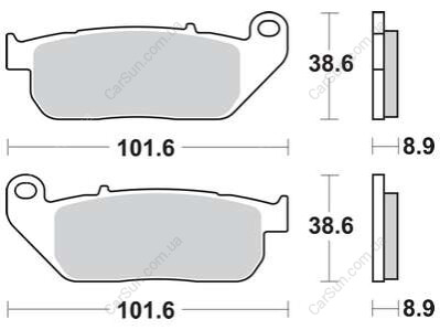 Тормозные колодки TRW MCB753SV