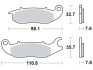 Комплект тормозных колодок, дисковый тормоз TRW MCB759 (фото 1)